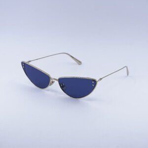Dior MISSDIOR B1U B0B0 Sunglasses Gold Cat Eye Frame, Blue Lenses